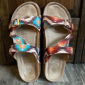 Aztec sandals